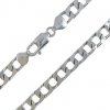 Strieborná retiazka pancr kocková 6,3mm dĺžka retiazky 60cm