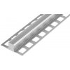 DL8 dilatačná lišta ACARA, hliník + EPDM guma sivá, 12,5 mm, 2,5 m