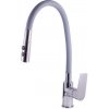 Arttec Umývadlová batéria s flexibilným ramenom a sprchou COLORADO, Farba: chróm/sivá, Rozmery: 3/8'' CO119.5/12