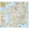 nástěnná mapa Francie 1:1 mil. 100x110 cm lamino