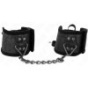Kink - Scandal Wrist Restraints Black Lace Details 24.5 cm X 6.5 cm