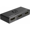 PremiumCord HDMI Switch 4K@60Hz YUV 4:4:4 , FULL HD 1080P, 3D obojsmerne, 2-1, alebo 1-2