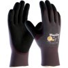 ATG 56-424 MAXIDRY Pracovné rukavice Červená-Čierna, 10