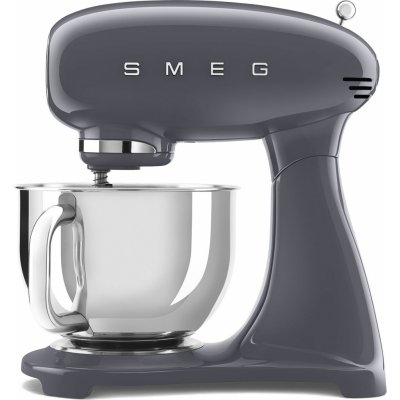 SMEG 50's Retro Style kuchynský robot s nerezovou miskou šedá SMF03GREU