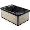 Lovia vírivá vaňa pre 2 osoby 200x130x82 L303 Opláštění: Light Wood, Barva akrylátu: Midnight Opal