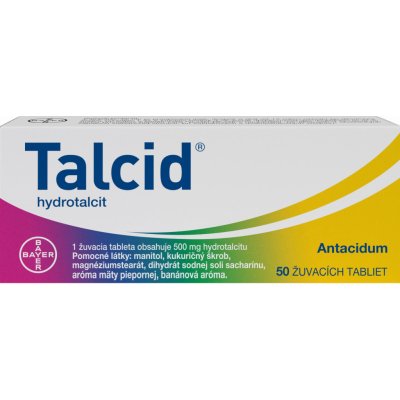 Talcid tbl.mnd.50 x 500 mg