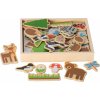 Bigjigs Toys magnetky lesné zvieratká