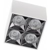 Nowodvorski 10047 Stropné svietidlo MIDI SQUARE LED 16W, 3000K, 1500lm, IP20, biela