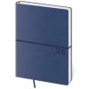 Helma - Flexio - denný diár 2026, tmavomodrý, A5, 14,5 × 20,5 cm