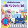 Zábavné zvuky - Policajné auto, detská kniha v maďarčine.