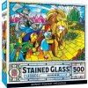 Masterpieces - Puzzle Klasické vitráže - Čarodejník zo krajiny Oz - 500 dielov