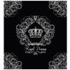 Detexpol přehoz na postel Royal Dreams black 170 x 210 cm