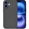 Techsuit Carbonite FiberShell kryt na iPhone 16 – čierny