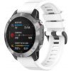 eses Športový silikónový remienok pre Garmin - Biely, QuickFit 22 mm