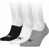 CALVIN KLEIN - 3PACK big logo CK mid grey pánske neviditeľné ponožky-UNI