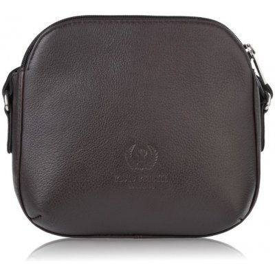 Paolo Peruzzi Crossbody kabelka SI-11 tmavě hnedá