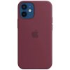 Apple iPhone 12 mini Silicone Case with MagSafe, plum MHKQ3ZM/A