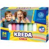 ASTRA Tabuľová / chodníková krieda 24ks mix farieb 330022001