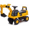 CHIPOLINO Odrážedlo Bagr CAT Žluté
