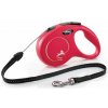 Flexi Vodítko Classic S lanko 8m červené
