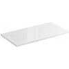 ArtCom Doska pod umývadlo CAPRI White | biely lesk Capri | biela: Doska pod umývadlo 891 - 80 cm