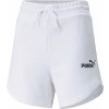 Dámske kraťasy na voľný čas Puma ESS HIGH WAIST SHORTS W biele 848339-02 - XS