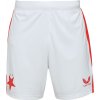 Pánske futbalové šortky CASTORE, SLAVIA PRAGUE HOME SHORT Biela,Červená S