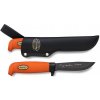 Marttiini Martef Skinner stainless steel & Martef/orange rubber/leather 186024T
