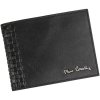 Pánska kožená peňaženka Pierre Cardin, tmavohnedá, 12,5 × 9,5 cm