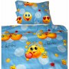 Emoji Blue Foto obliečky Rozmer obliečok: 200x220 cm - na GOMBÍKY, Obsah balenia: Set Balenie