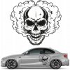 NÁLEPKA na auto LEBKA KOPY DYMU 44x50 cm