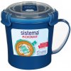 Sistema Hrnček na polievku Microwave Soup Mug 656 ml, modrá
