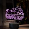 Beling 3D lampa, Parný rušeň 354.1, 16 farebná, SXR64