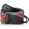 Bespeco Jacquard Strap Red Pattern Metal Buckle