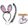 set čelenka zebra Wiky W026114