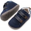 Garvalín detské BAREFOOT ZATEPLENÉ TOPÁNKY BOTIN AZUL MARINO TEX