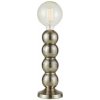 Markslöjd Gong stolová lampa 1x40 W strieborná 108781