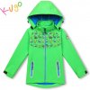 Chlapčenská softshellová bunda - KUGO HK3121, zelená Farba: Zelená, Veľkosť: 110