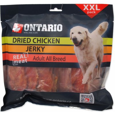 ONTARIO Snack Dog Dry Chicken Jerky 500g