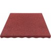 Gumená dlažba Smart Flex, 400 x 400 x 25mm červená