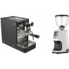 Stone Espresso Lite Black + Eureka Atom Specialty 65, white
