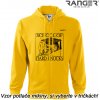 Mikina RANGER® - Lebky - kostry XXL Žltá