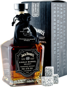 Jack Daniel\'s Single Barrel Select 47% 0,7 l (darčekové balenie chladiaci kamene)