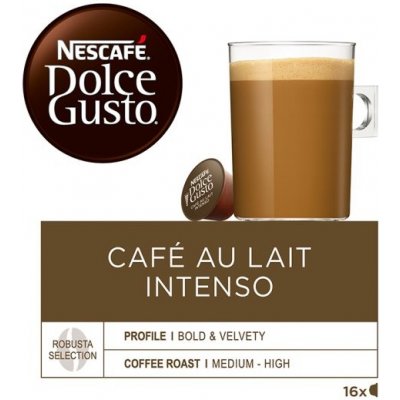 NESCAFÉ Dolce Gusto Café au Lait Intenso - kapsulová káva - 16 kapsúl v balení