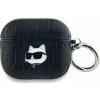 Karl Lagerfeld Karl Lagerfeld KLA3PGCHPK kryt na AirPods 3 černá/černá s monogramem a hlavou Choupette