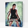 Vymalujsisam.sk Maľovanie podľa čísiel - Lara Croft - Tomb Raider Veľkosť: 40x60cm, Rám: Na kartónovej doske