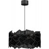 Luminex | Luster na lanku CAMO 3xE27/15W/230V čierna | LU0550A