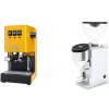 Gaggia New Classic E24, yellow + Rocket Espresso FAUSTINO 3.1, chrome