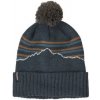 Patagonia Powder Town Beanie modrá/šedá