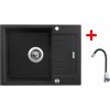 Sinks RAPID 580 XC Granblack + Elasta nerez/čierná